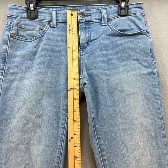 Vineyard Vines Women's Skinny Raw Hem Preppy Size 2 Blue Light Wash - Picture 4 of 13